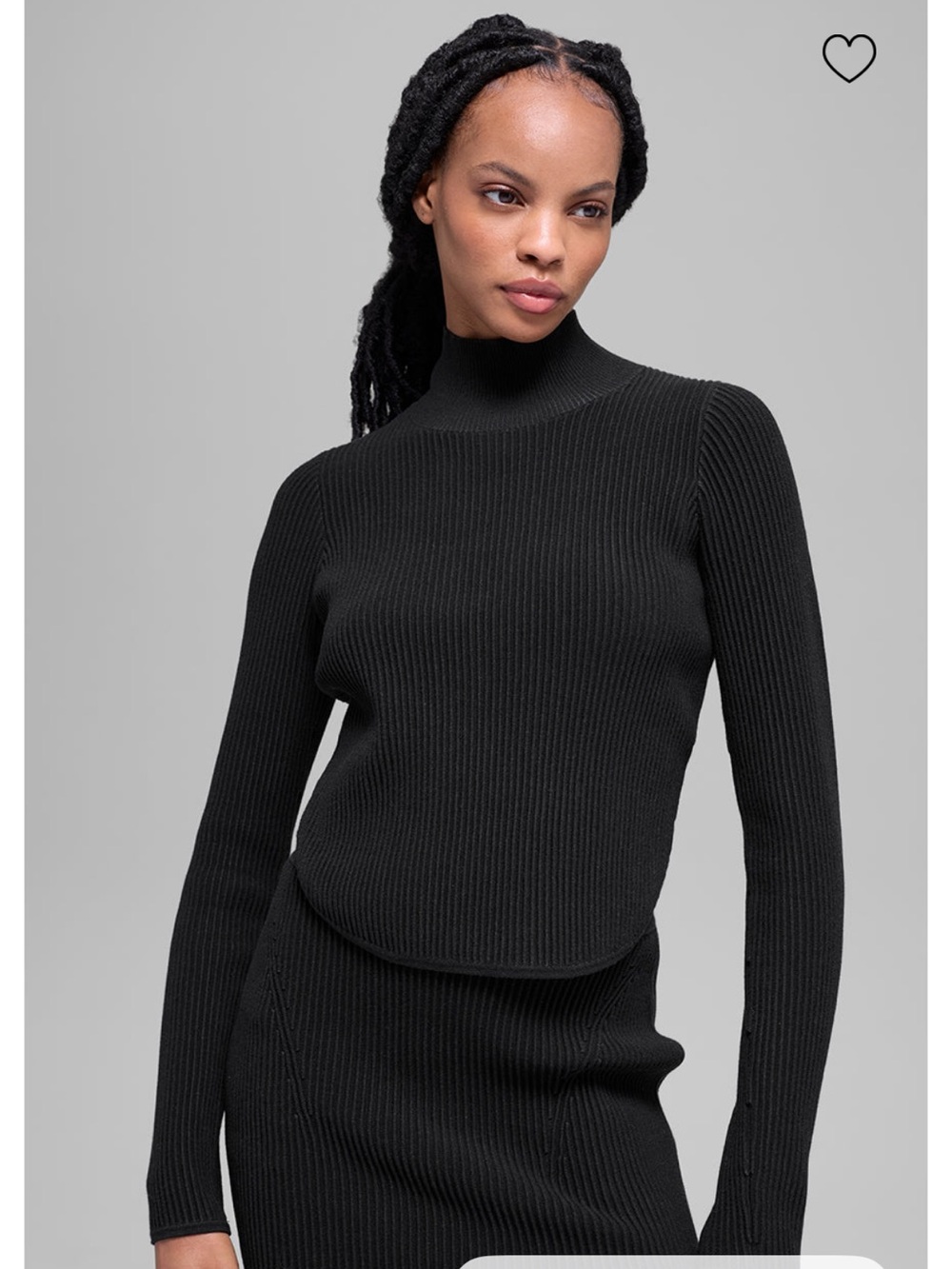 ALO Denim Knit Backless Longsleeve